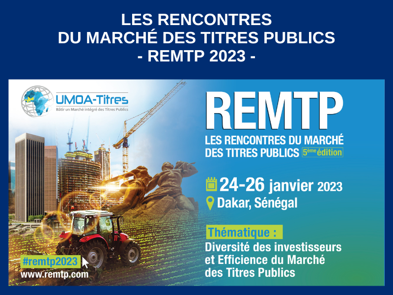 LES RENCONTRES DU MARCHÉ DES TITRES PUBLICS (REMTP 2023)